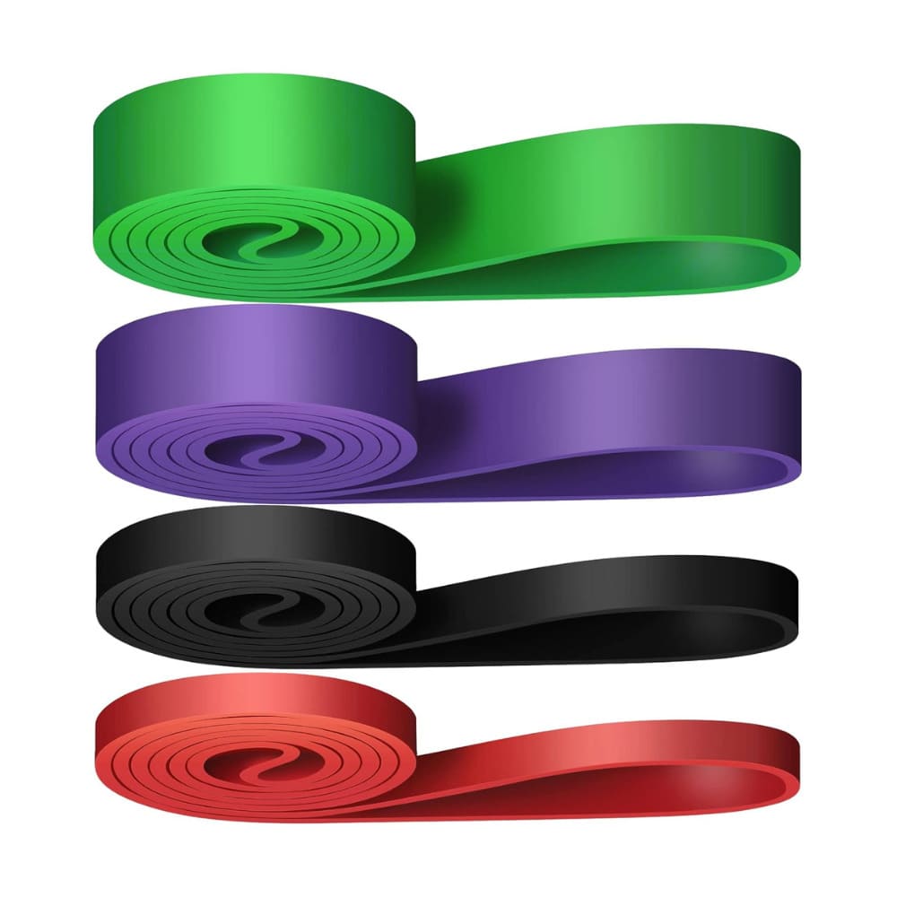 4 darabos gumiszalag készlet fitneszhez és edzőtermi edzésekhez GYMEX 1