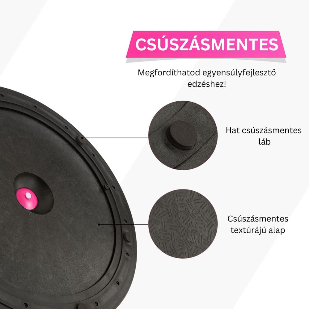 Egyensúly labda 2 gumikötéllel GYMEX 4