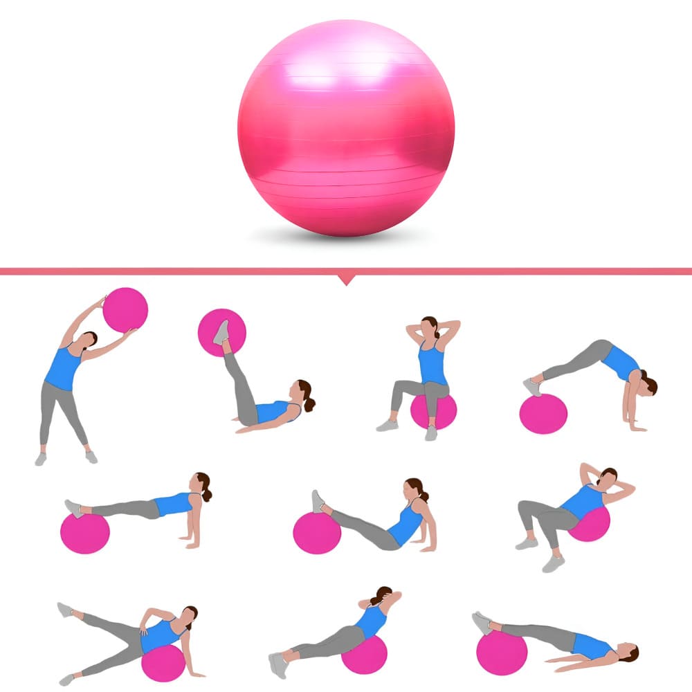 Fitnesz labda 65 cm GYMEX 6