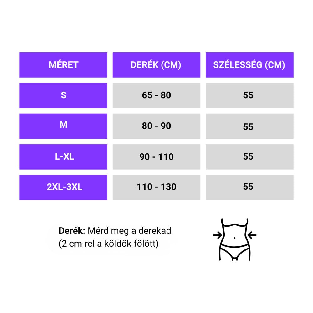 Neoprén alakformáló karcsúsító fűzőmellény GYMEX Premium 8