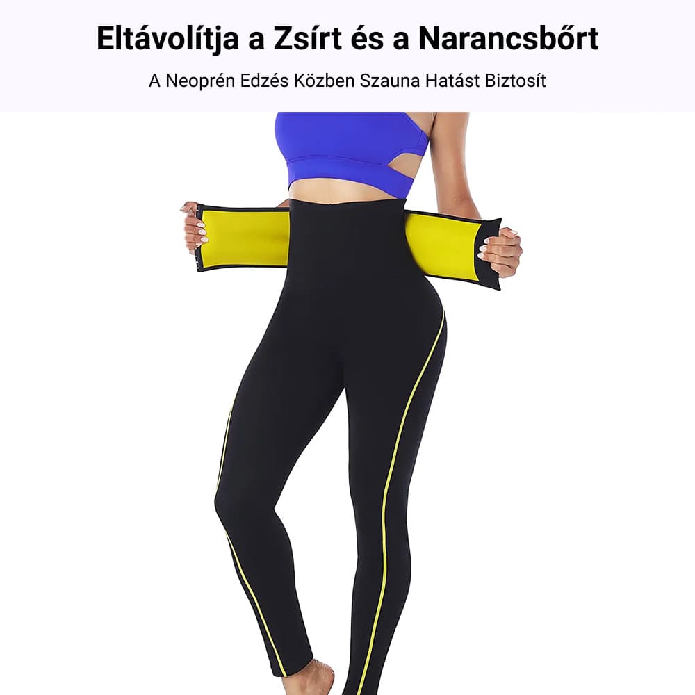 Neoprén karcsúsító hosszú nadrág 2 darabos csomag GYMEX Premium #4 2