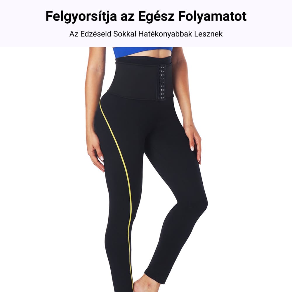 Neoprén karcsúsító hosszú nadrág 2 darabos csomag GYMEX Premium #4 5