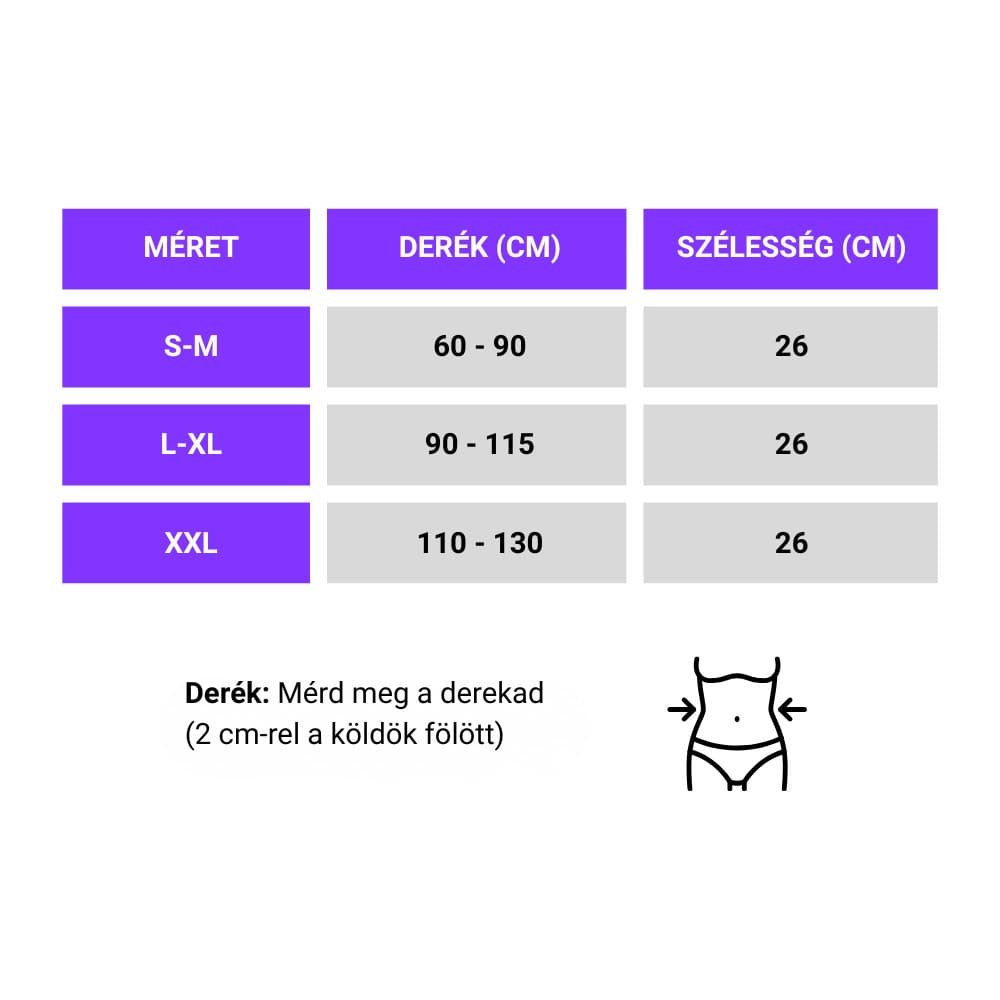 Neoprén karcsúsító öv 2 darabos csomag GYMEX Premium #8 8