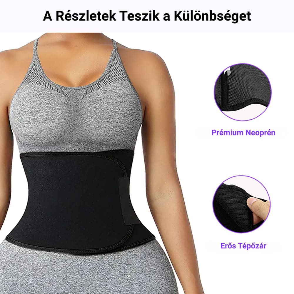 Neoprén karcsúsító öv GYMEX Lite 4