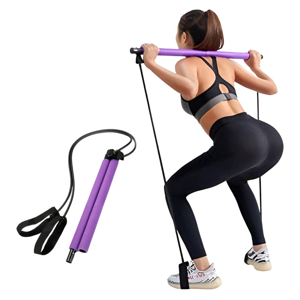 Pilates rúd 2 gumikötéllel GYMEX 1